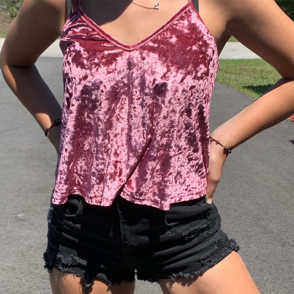 Velvet top